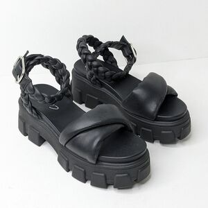 Circus NY Gayle Chunky Platform Sandals, Black, Women's 6.5